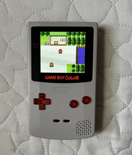 Gray gameboy color oled - gameboy,